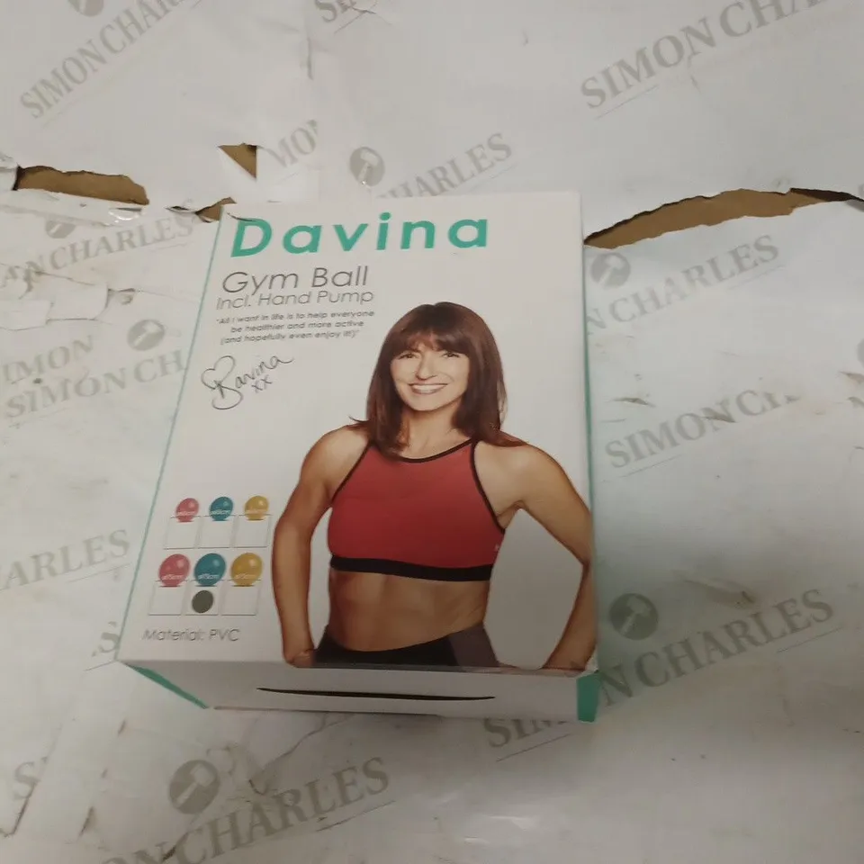 DAVINA GYM BALL INCL. HAND PUMP