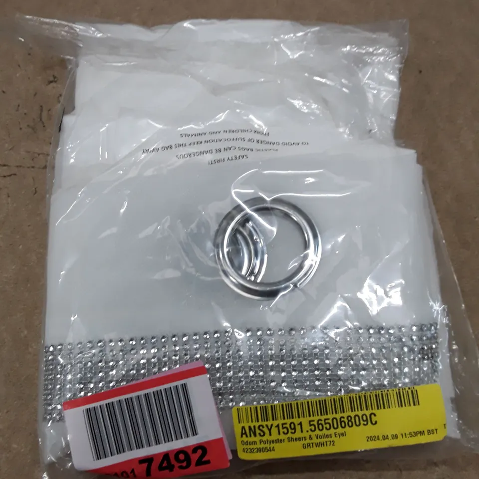 ODOM POLYESTER SHEERS & VOILES EYELET CURTAIN 