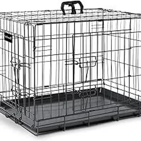 BOXED FURDREAMS 30" FOLDING METAL DOG CAGE
