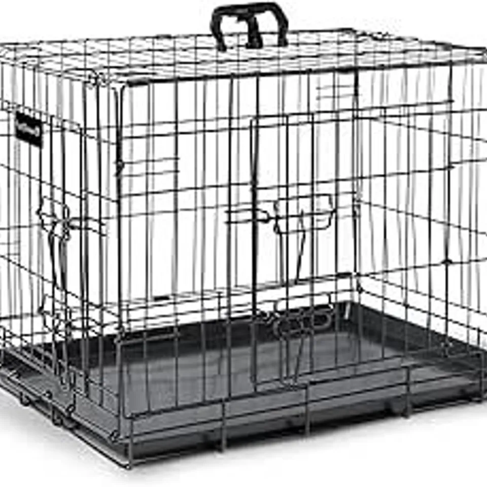 BOXED FURDREAMS 30" FOLDING METAL DOG CAGE