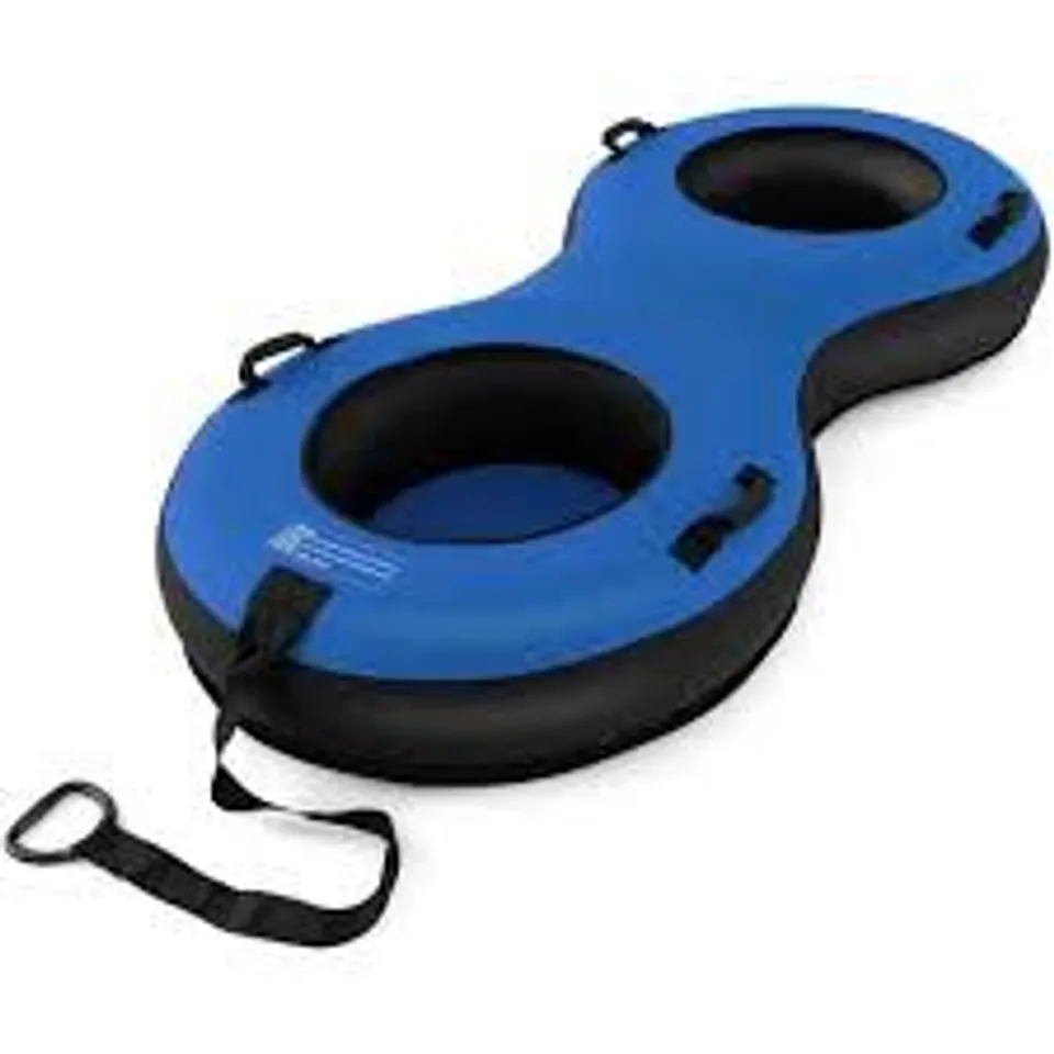 COSTWAY 2 PERSON BLUE INFLATABLE SNOW TUBE