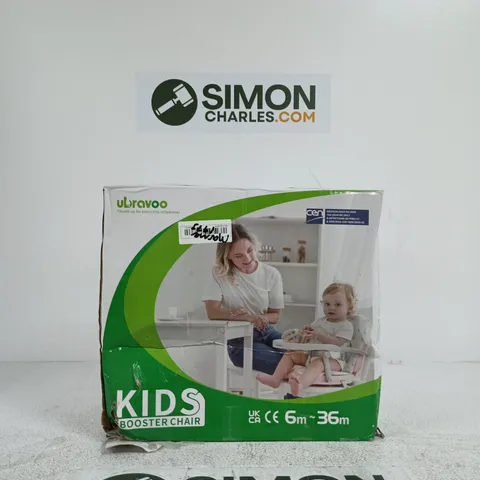 UBABOO KIDS BOOSTER CHAIR – BABY HIGH CHAIR BOOSTER SEAT (6M-36M)