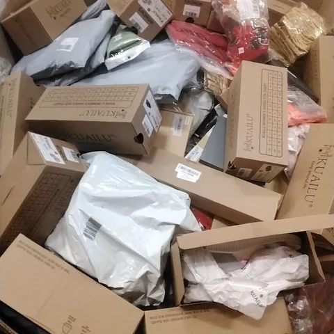 PALLET TO CONTAIN A LARGE QUANTITY OF; WOMEN'S AND MEN'S FASHION, FOOTWEAR ETC
