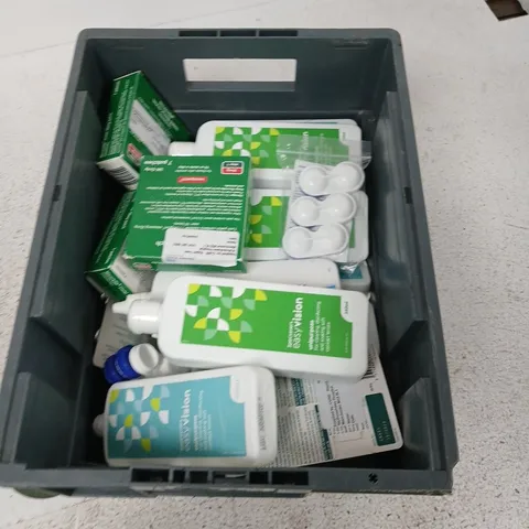 APPROXIMATELY 20 ITEMS INCLUDING EYE DISINFECTANT AND NICOTINE PATCHES ETC.
