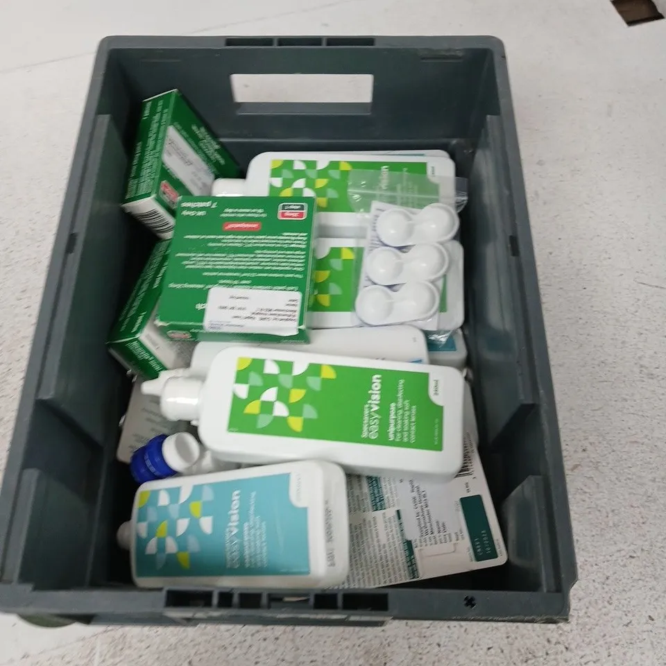 APPROXIMATELY 20 ITEMS INCLUDING EYE DISINFECTANT AND NICOTINE PATCHES ETC. 