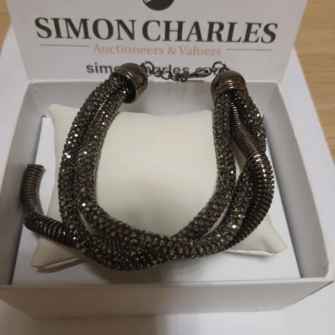 MALIKA STATEMENT PLAITED BRACELET 