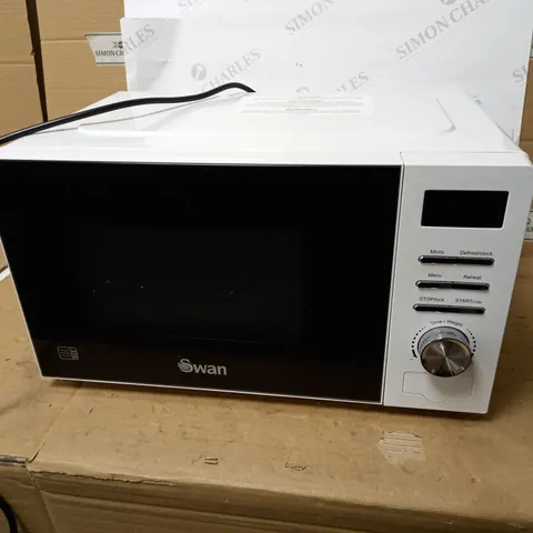 SWAN 20L 700W DIGITAL MICROWAVE - WHITE