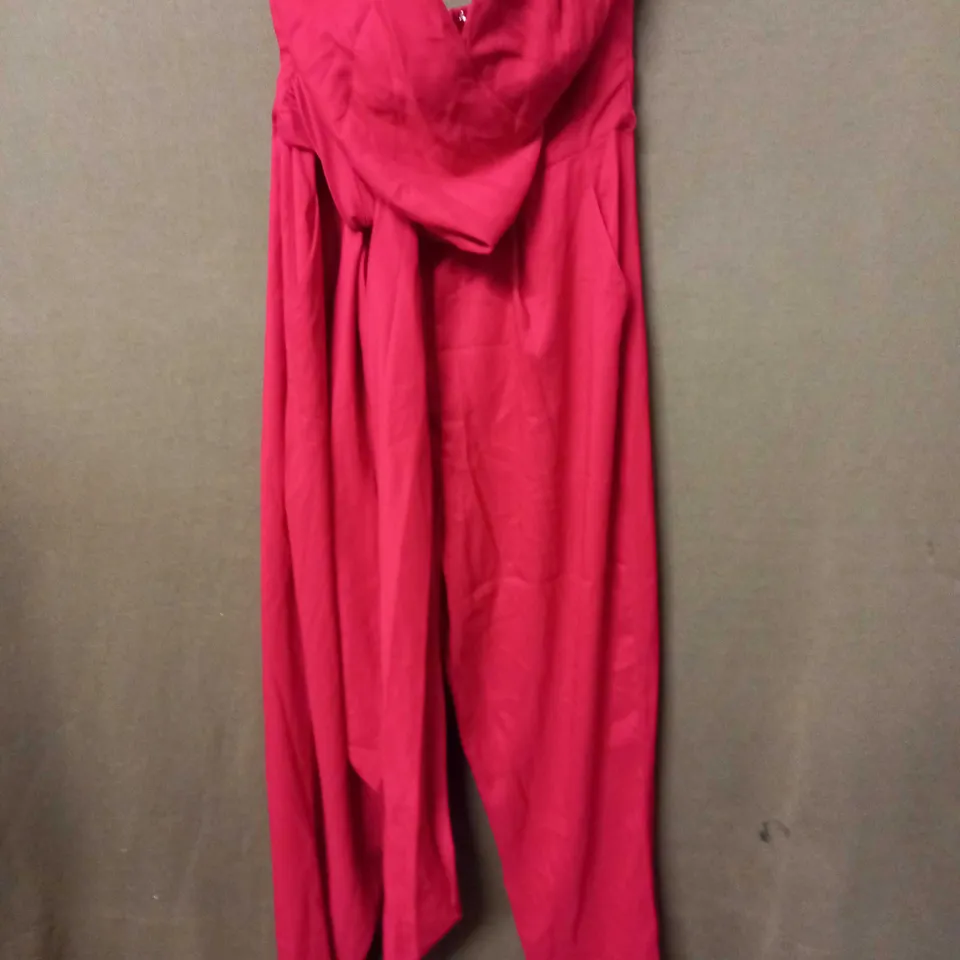 COAST MAXI LEG SLEEVE DRESS IN RED - UK 14