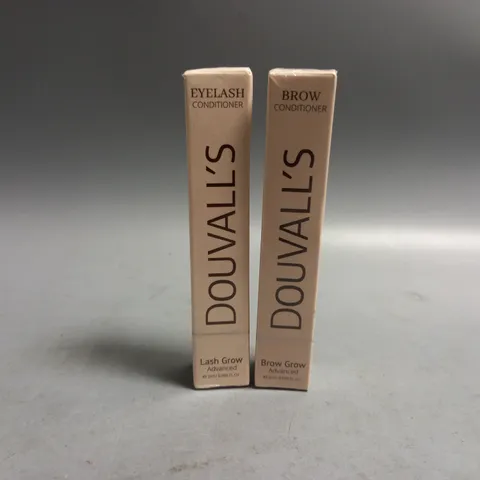 2 SEALED DOUVALL'S BEAUTY PRODUCTS TO INCLUDE EYELASH CONDITIONER 2ML, BROW CONDITIONER 2ML 