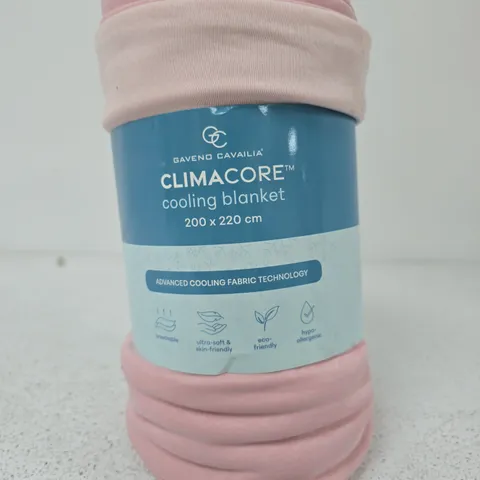 CLIMACORE COOLING BLANKET, PINK OUTER FABRIC, 200 X 220 CM