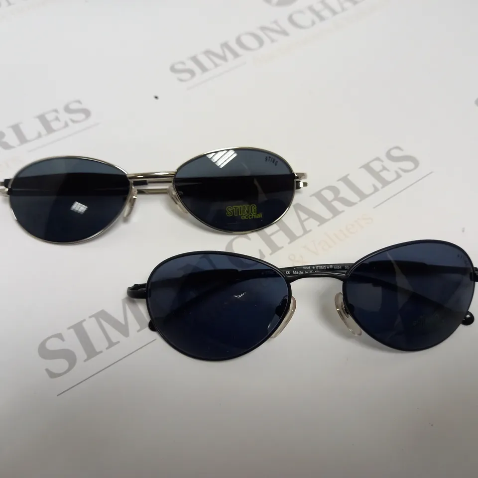 APPROXIMATELY 10 ASSORTED DE RIGO STING SUNGLASSES TO INCLUDE MODELS 4454 AND 4484