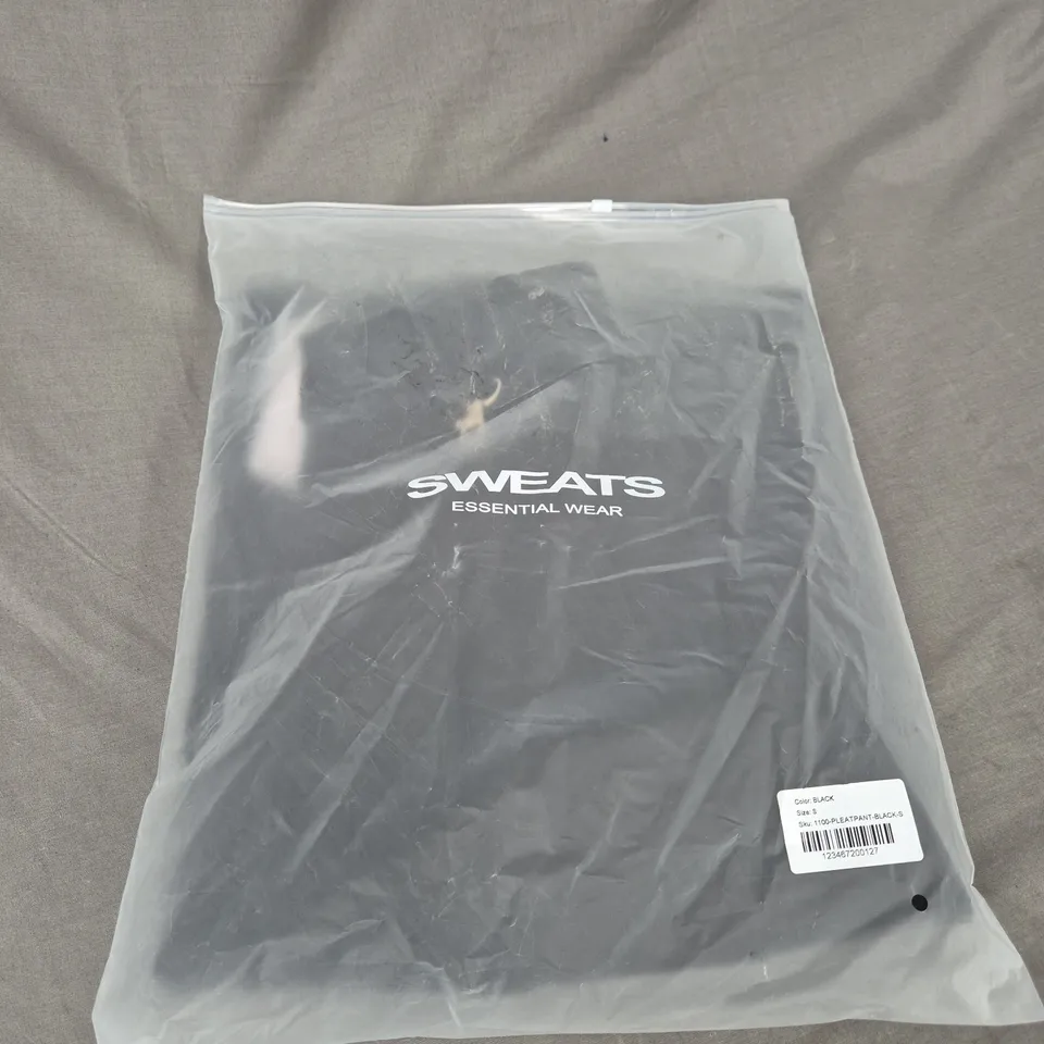 BAGGED SWEATS PLEAT PANTS SIZE SMALL