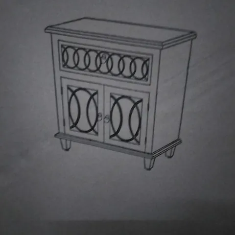 1 DRAWER 2 DOOR WOODEN LIVING ROOM CABINET