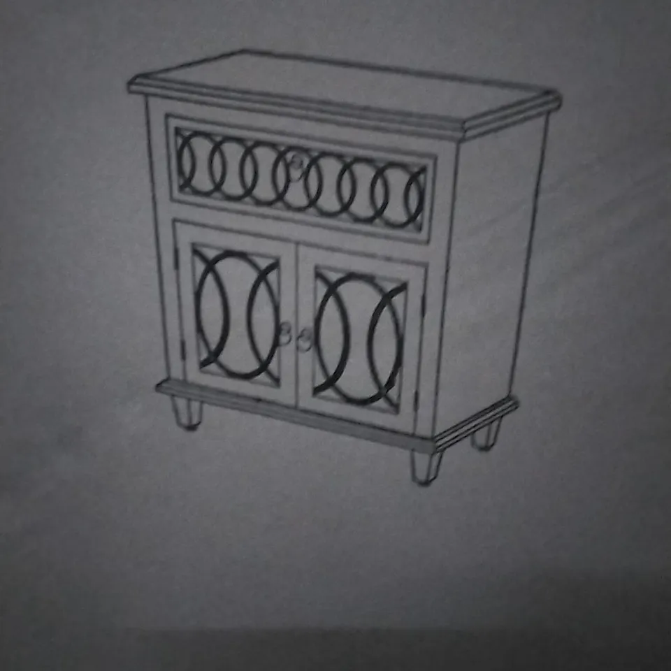 1 DRAWER 2 DOOR WOODEN LIVING ROOM CABINET