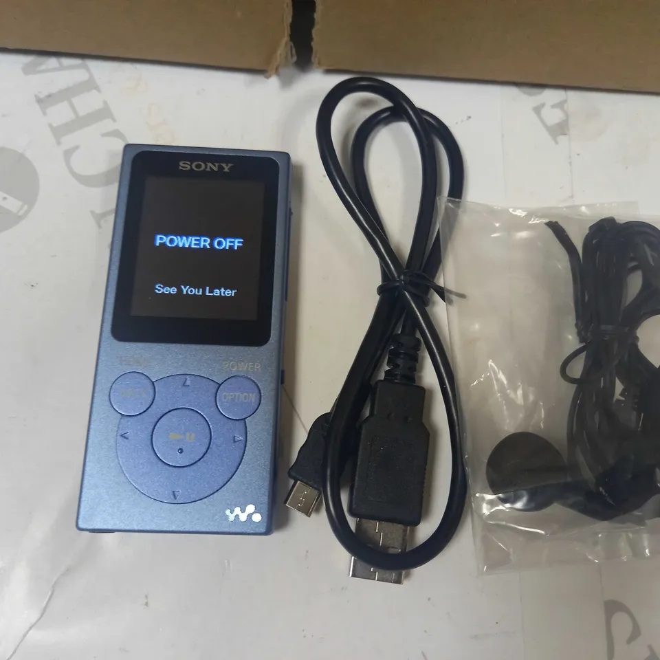 BOXED SONY WALKMAN BLUE 