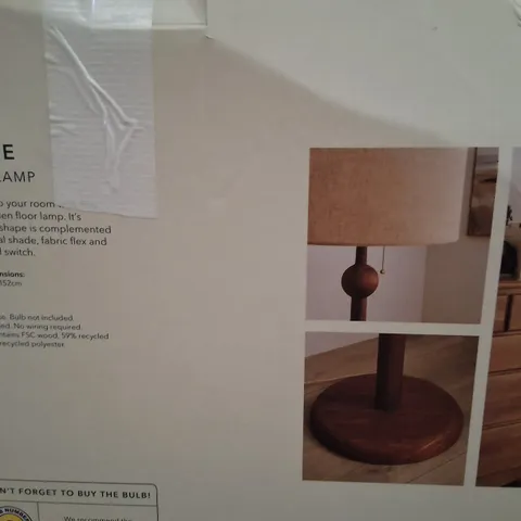 BOXED DUNELM GRACIE FLOOR LAMP