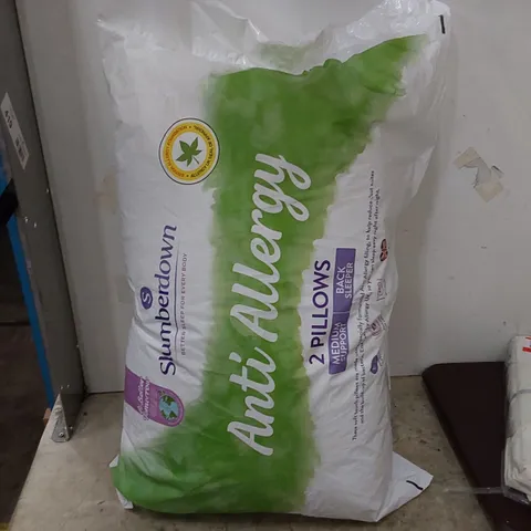 BAGGED SLUMBERDOWN SET OF 2 MEDIUM SUPPORT PILLOWS