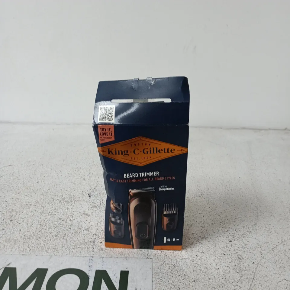 KING C. GILLETTE BEARD TRIMMER – BOXED