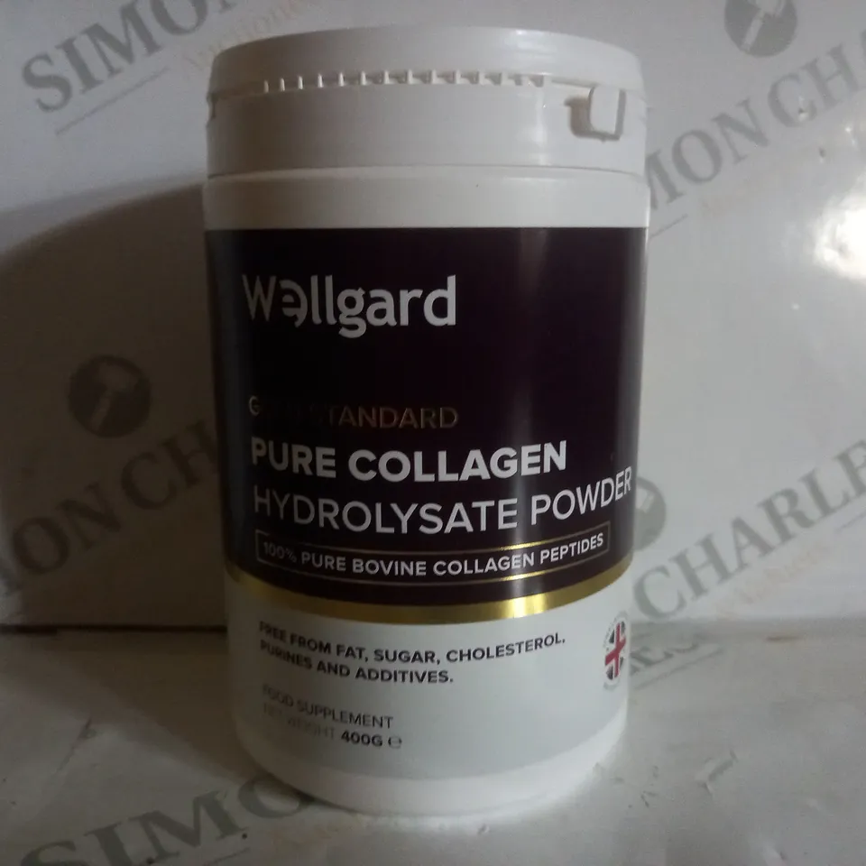 WELLGARD GOLD STANDARD PURE COLLAGEN HYDROLYSATE POWDER FOOD SUPPLEMENT 400G 