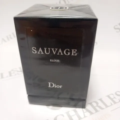 BOXED AND SEALED DIOR SAUVAGE ELIXIR VAPORISATEUR SPRAY 60ML