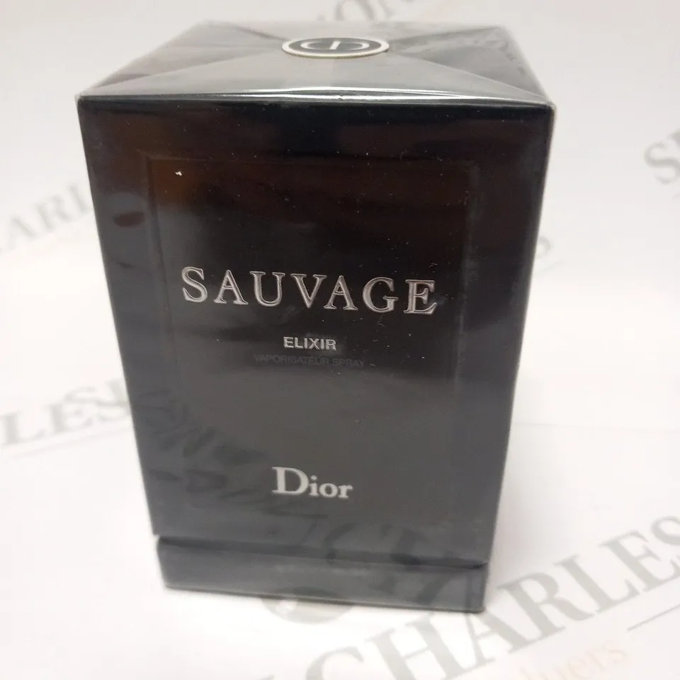 BOXED AND SEALED DIOR SAUVAGE ELIXIR VAPORISATEUR SPRAY 60ML 