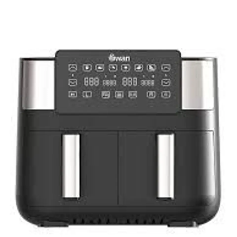 BOXED SWAN 7.6L DUAL AIR FRYER IN BLACK