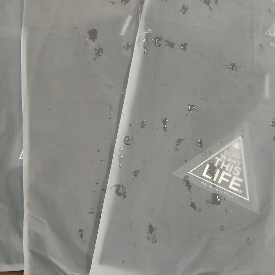 BOX OF APPROXIMATELY 20 YOU DON'T WANT THIS LIFE REFLECTIVE PAINTER T-SHIRTS IN BLACK - SIZE XXL