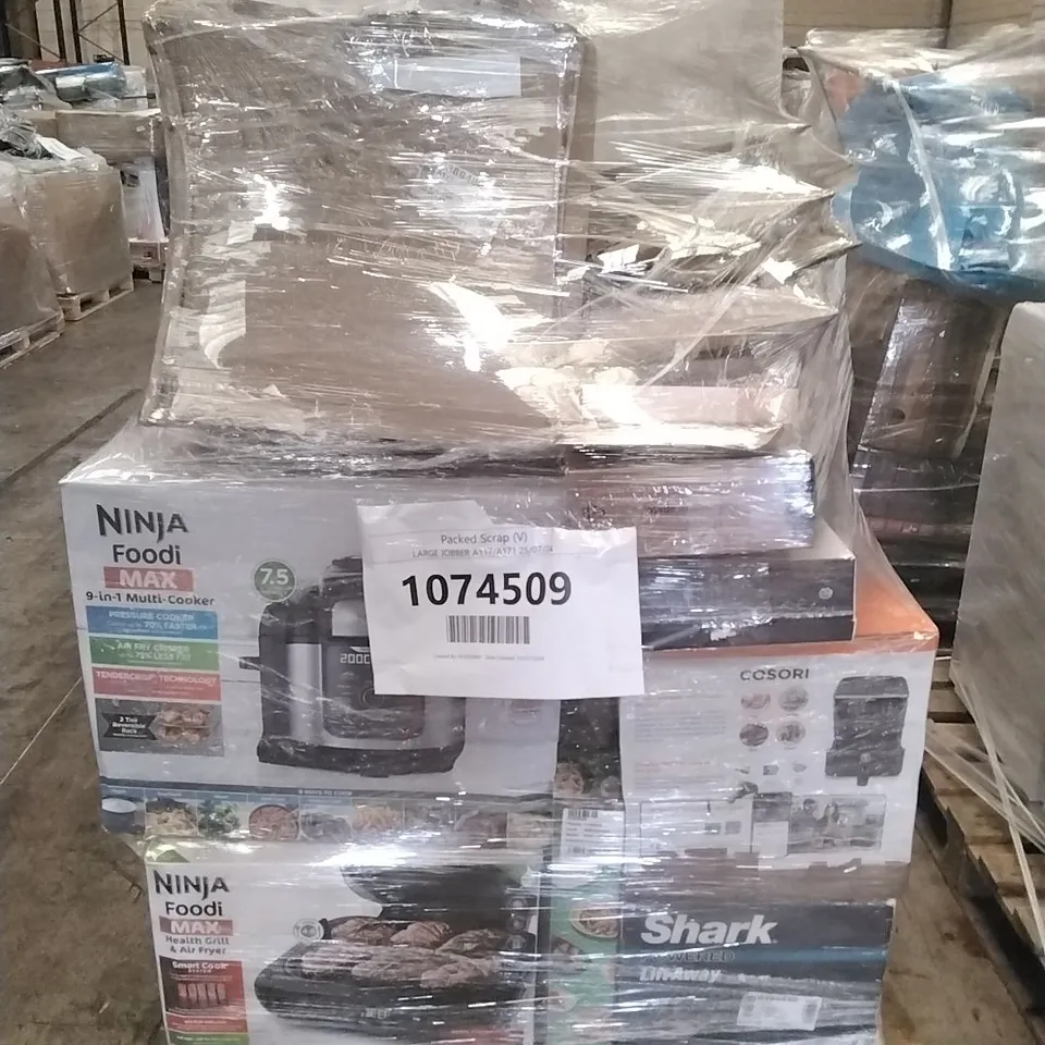 PALLET OF APPROXIMATELY 42 UNPROCESSED RAW RETURN HOUSEHOLD AND ELECTRICAL GOODS TO INCLUDE;