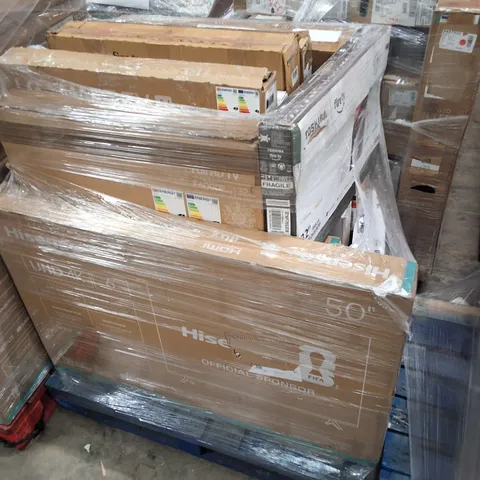PALLET CONTAINING APPROXIMATELY 15 ASSORTED DAMAGED TVS