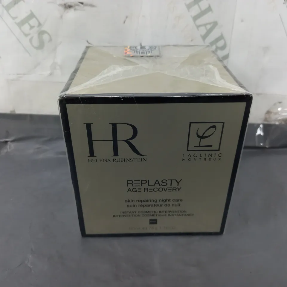 BOXED AND SEALED HELENA RUBINSTEIN REPLASTY AGE RECOVERY SKIN REPAIRING NIGHT CREAM (50ml)