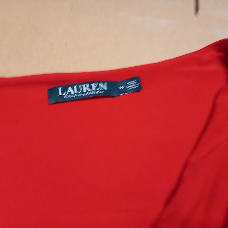 RALPH LAUREN RED DRESS - 14