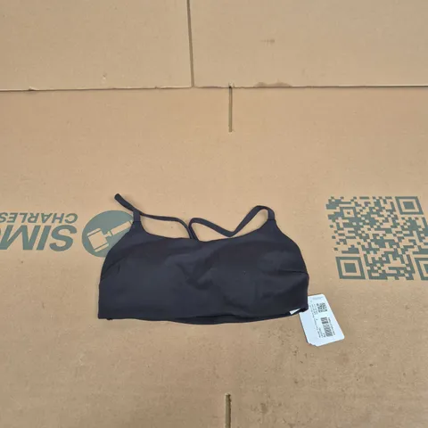 LULULEMON WUNDER TRAIN STRAPPY RACER BRA C/D β BLACK, UK 8 (US 4)