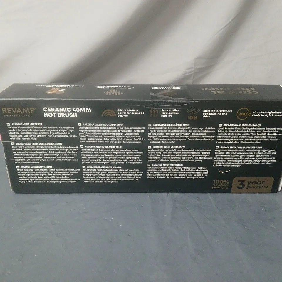 REVAMP CERAMIC 40MM HOT BRUSH BOXED