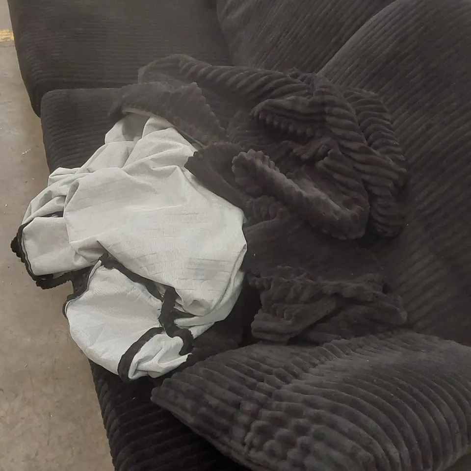 QUALITY DESIGNER CORDUROY 4 SEATER SOFA