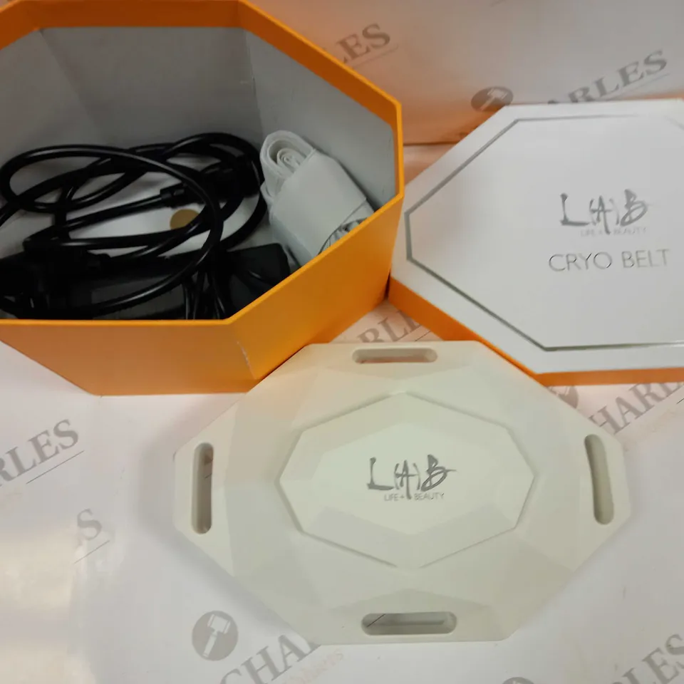BOXED LAB CRYO BELT WITH EMS AND RED LED LIGHT