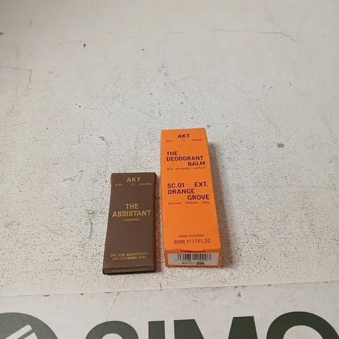 SET OF 2 AKT ITEMS: ORANGE GROVE DEODORANT BALM + THE ASSISTANT
