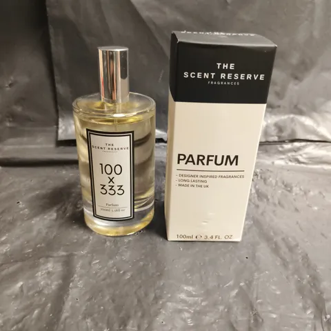 THE SCENT RESERVE PARFUM 100X333 – 100 ML, BOXED