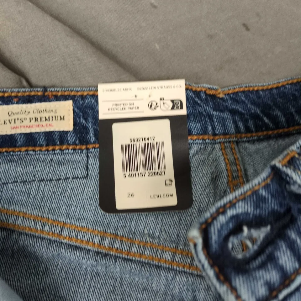 LEVI'S PREMIUM JEANS – MEN'S BLUE DENIM, UK 26