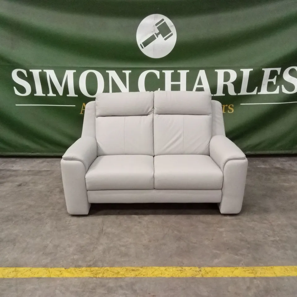 QUALITY DESIGNER ITALIAN MADE GIORGIA 2 SEATER LEATHER SOFA