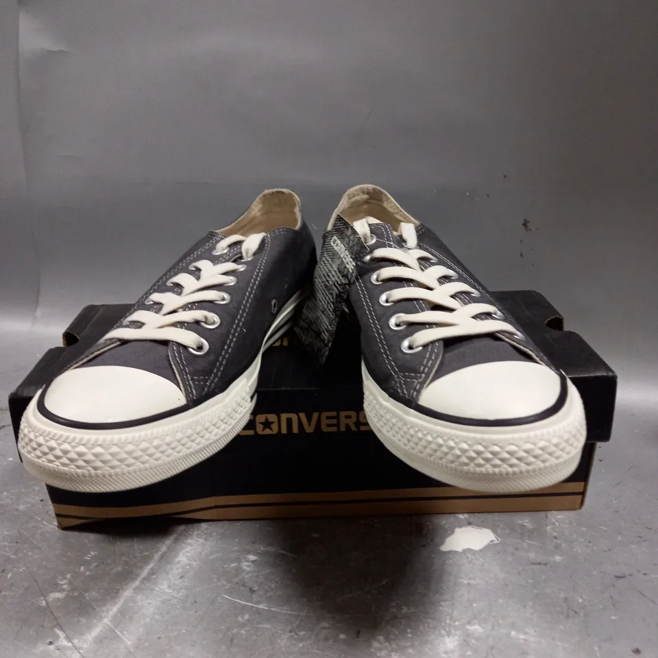 BOXED PAIR OF CONVERSE THUNDER CLASSIC TRAINERS IN BLACK - 7