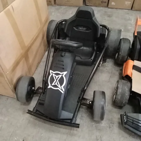 XOOTZ KIDS COMET ELECTRIC GO KART - BLACK