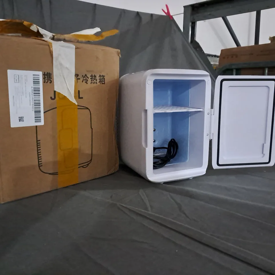 BOXED WHITE MINI FRIDGE