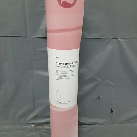 LULULEMON THE BIG MAT 5MM PINK 213CM BY 71CM