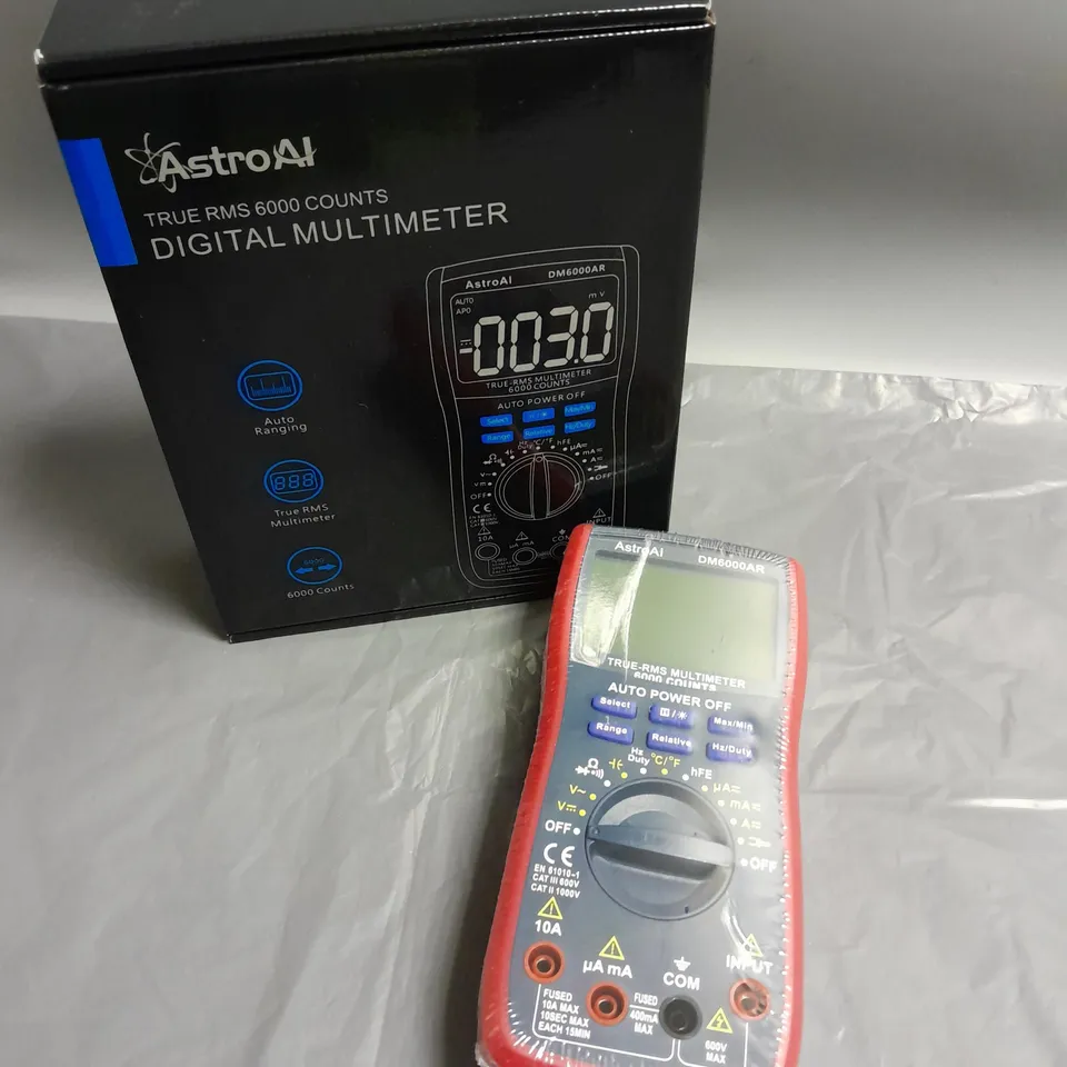 ASTRO AI TRUE RMS 6000 COUNTS DIGITAL MULTIMETER DM6000AR