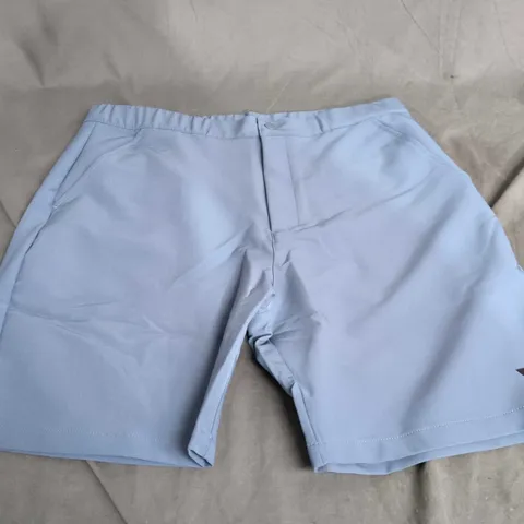 LIGHT BLUE CASUAL SHORTS WITH ZIP FLY SIZE L