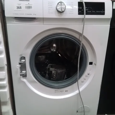 HISENSE 3 SERIES WFQA1014EVJM 10KG WASHING MACHINE WITH 1400 RPM - WHITE - A RATED (NO DOOR)