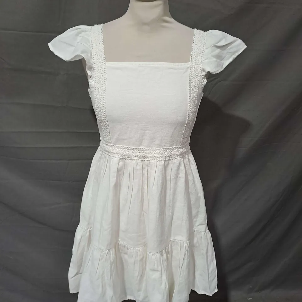MNG KIDS VESTIDO DRESS IN IVORY SIZE 11