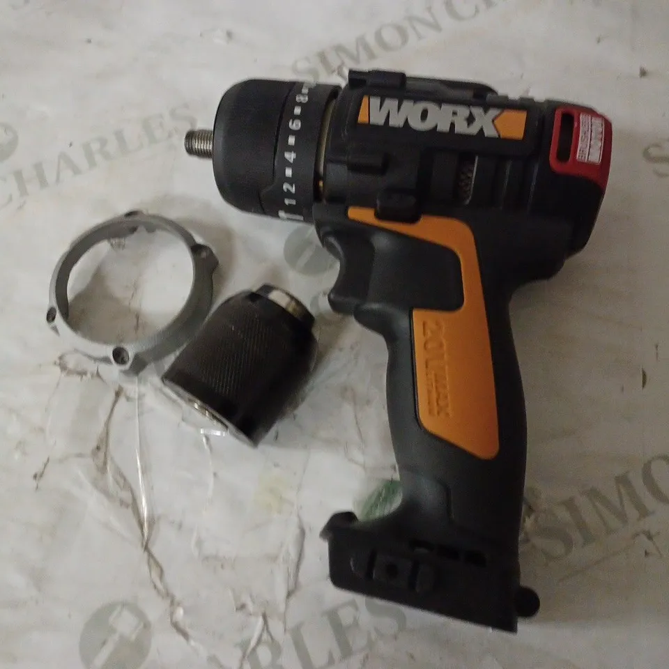 WORX WX352.9 18V (20V MAX) 60NM BRUSHLESS MOTOR CORDLESS COMBI HAMMER DRILL