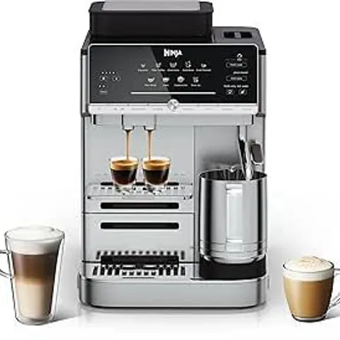 BOXED NINJA AUTOBARISTA AUTOMATIC ESPRESSO MACHINE, SILVER AE1001UK