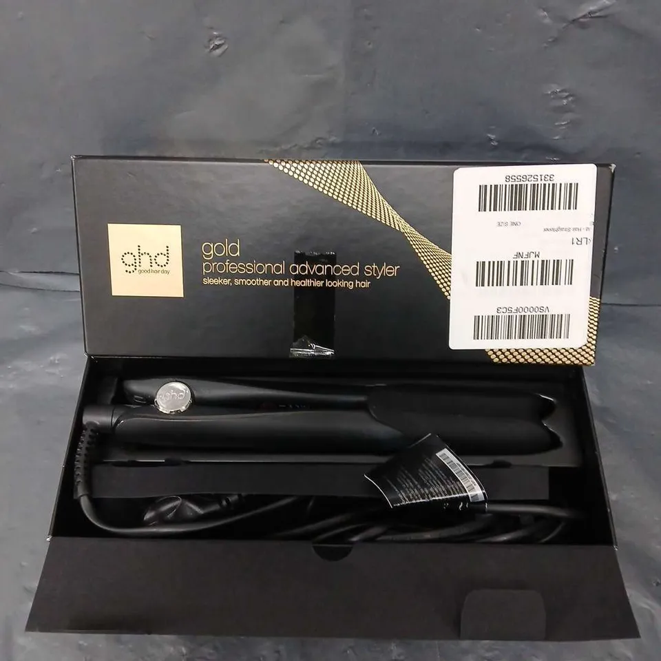 GHD GOLD PROFESSIONAL STYLER HAIR STRAIGHTNERS RRP £139